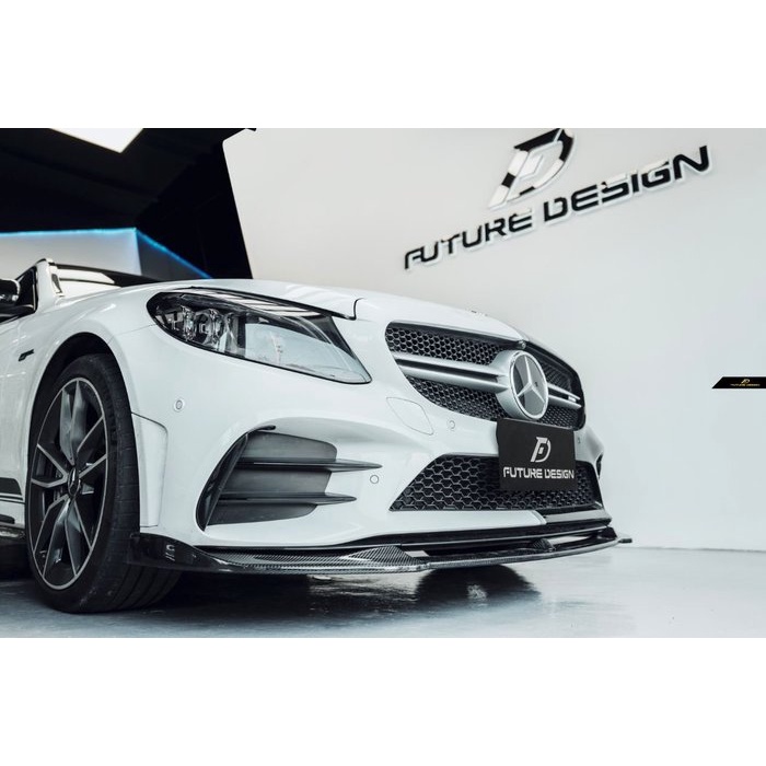 【Future_Design】BENZ S205 W205 後期 小改款 AMG專用 FD品牌GT 卡夢 碳纖維 前下巴