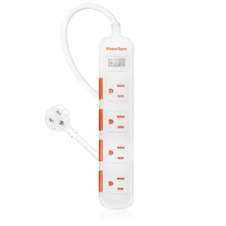 PowerSync群加 一開四插滑蓋防塵防雷擊延長線/2色