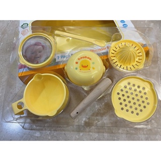 黃色小鴨 嬰幼兒七件組食物調理器