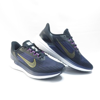 NIKE AIR WINFLO 9 男 慢跑鞋 全掌式氣墊 大尺碼 DD6203007 黑x金【iSport】