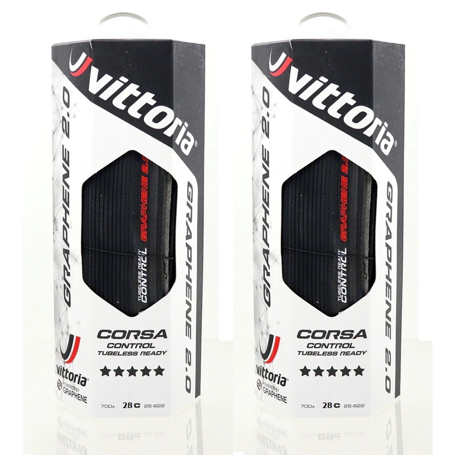 【精選特賣】超值組合!!! VITTORIA CORSA  CONTROL 無內胎外胎兩條 贈送一罐150ml補胎液