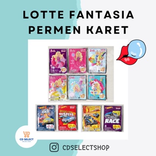 [Ready] Permen Karet Lotte Fantasia - Barbie/Hot Wheels_口香糖