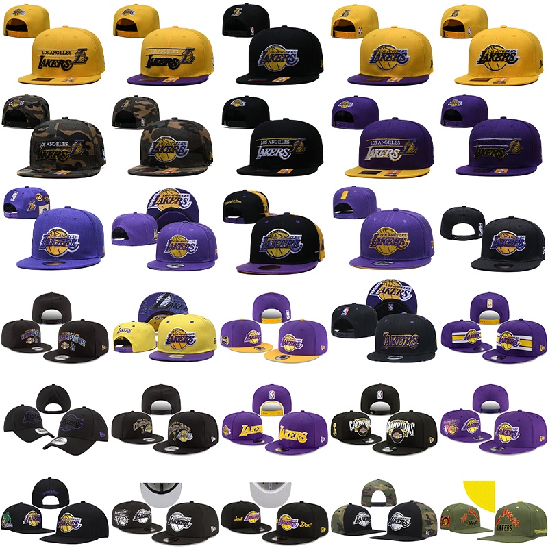 NBA 洛杉磯湖人 Lakers 棒球帽 男女通用 可調整 彎簷帽 平沿帽 嘻哈帽 運動帽 時尚帽子