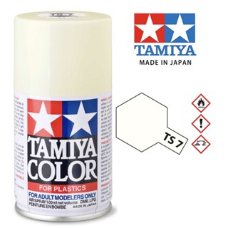 【鋼普拉】TAMIYA 田宮 模型 噴漆 噴罐 油性漆 85005 TS7 TS-7 亮光 賽車白 百合白 100ml