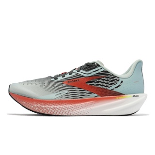 Brooks 訓練型跑鞋 Hyperion Max 水藍 橘紅 厚底 太陽神 男鞋【ACS】 1103901D426