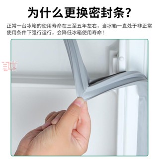 ✨桃園發貨 冰箱密封條 冰箱封條 冰箱邊條 冰箱壓條 冷藏門膠條 萬能通用冰箱門密封條門膠條磁性密封圈海爾容
