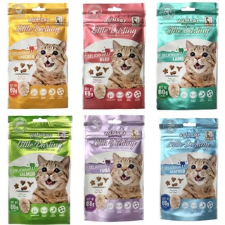 【HULUCAT】卡滋化毛潔牙餅(60g)│貓點心 貓零食 貓餅乾 貓潔牙餅 潔牙餅乾 貓零食 排毛球 清潔牙齒