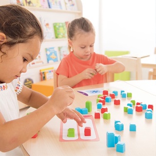 法國 Nathan 數學方塊1-5練習組 3Y+ 幼兒園教具 教具 玩具 兒童玩具 學習教具