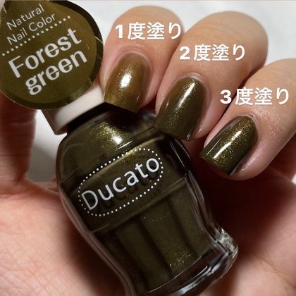 現貨❤818會員日❤平靚正日貨代購❤日本 DUCATO 自然潤澤指甲油 限定色 160森林綠