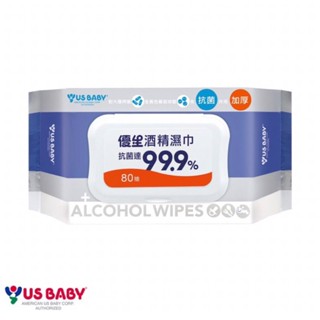 優生 超厚型抗菌 酒精濕巾 80抽/1包