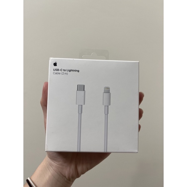 Apple原廠USB-C對Lightning快充線 充電線 傳輸線2m