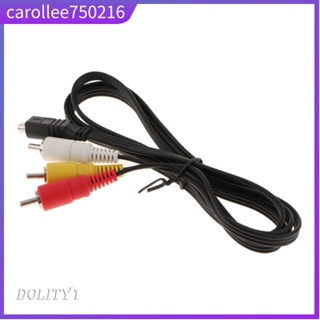 AV A/V TV 3RCA Video Cable Cord for Sony DCR-SR85 DCR-SR85E