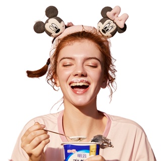 迪士尼米奇米妮頭帶女孩可愛卡通洗臉髮帶 3D 形象髮箍