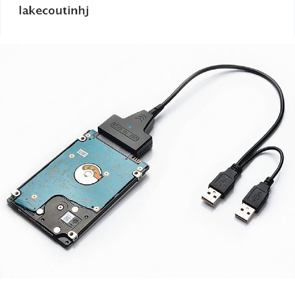 Lakecou SATA 電纜適用於筆記本電腦 SSD 2.5 英寸台式機 HDD 外置硬盤 USB 3.0 tinhj