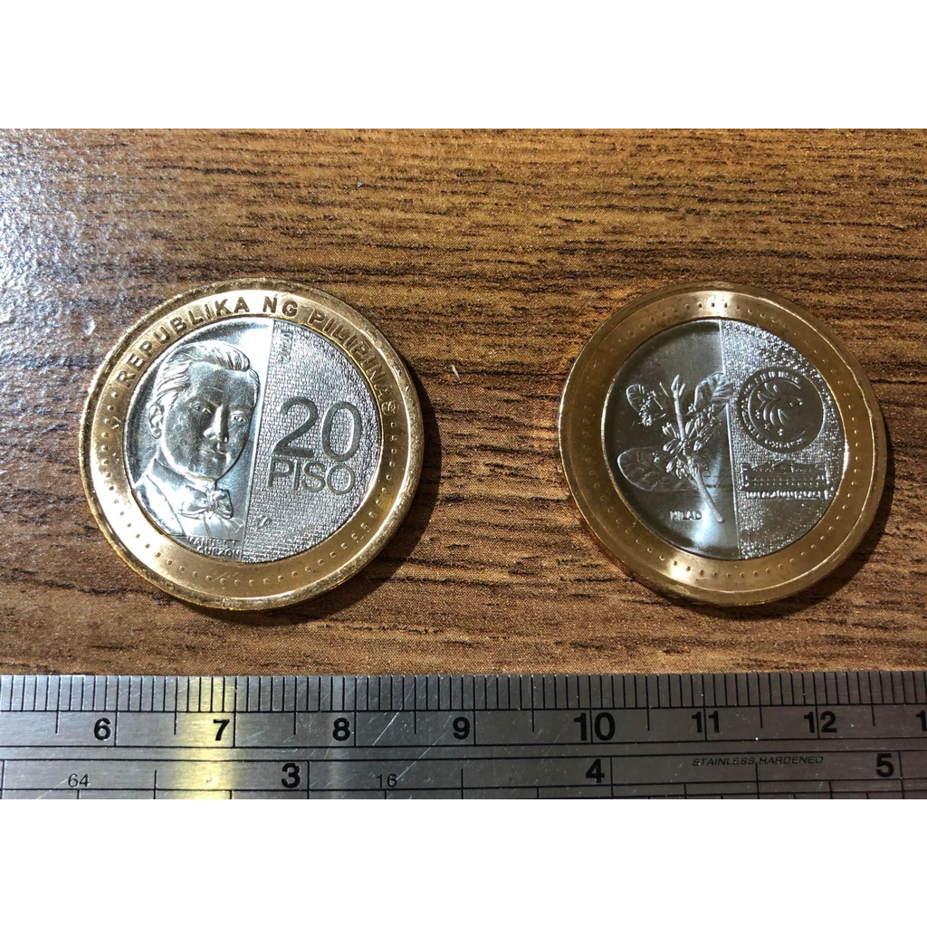 【超值硬幣】菲律賓2020 年20PESO 雙色紀念幣一枚 ，最新發行~