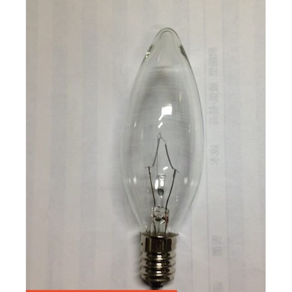 E14 鎢絲燈泡 25W 60W  一顆15元    寬3公分 長度 9.5公分 最低一次10顆