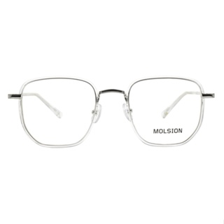 MOLSION 陌森 光學眼鏡 MJ6125 B90 時尚多邊大方框 眼鏡框 - 金橘眼鏡