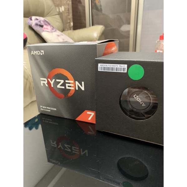 AMD RYZEN 7 CPU原廠風扇塔扇RGB版本