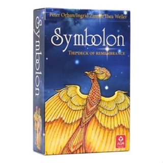 靈性占星符號卡,贈中文翻譯｜Symbolon Deck，召喚過去佔星牌，獨特 80 張圖像有助靈魂深處揭開記憶【左西】