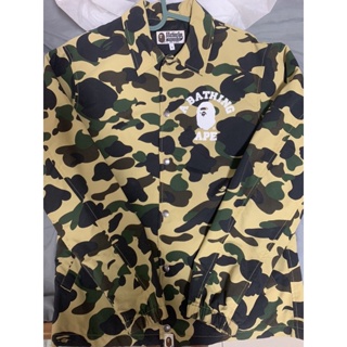 Bape a bathing ape 經典 黃迷彩 教練外套 （已售出）