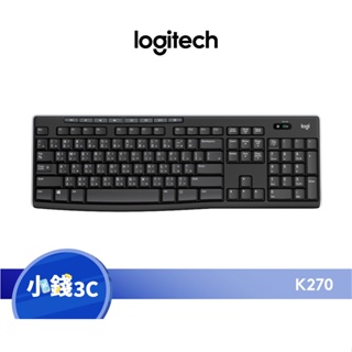 【Logitech】羅技 K270 無線鍵盤 羅技鍵盤【小錢3C】