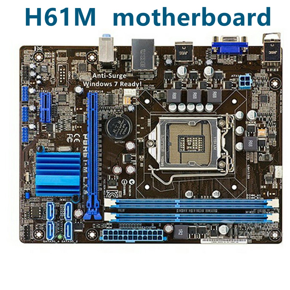 H61m -E K C D I7 I5 I3 in CPU 16G DDR3 PCI-E 2.0 VGA 台式機主板