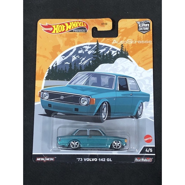 風火輪 hot  wheels auto strasse 73 富豪 volvo 142 gl 雙門 精裝 膠胎