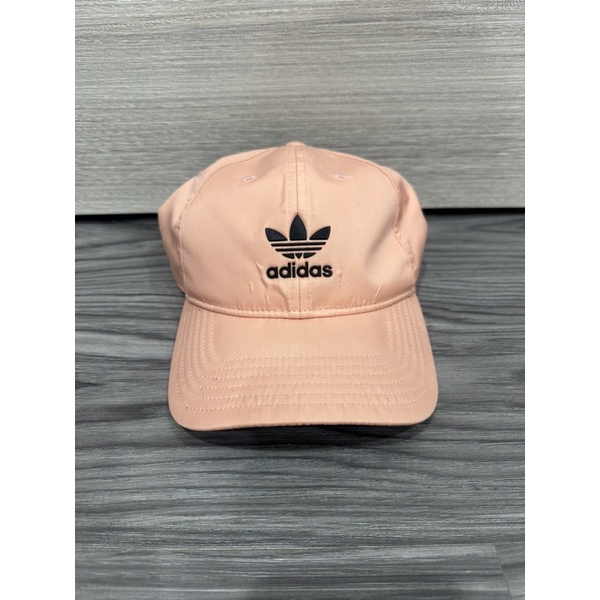 Adidas/RN#90288/粉橘色/棒球帽/老帽/全新僅試戴