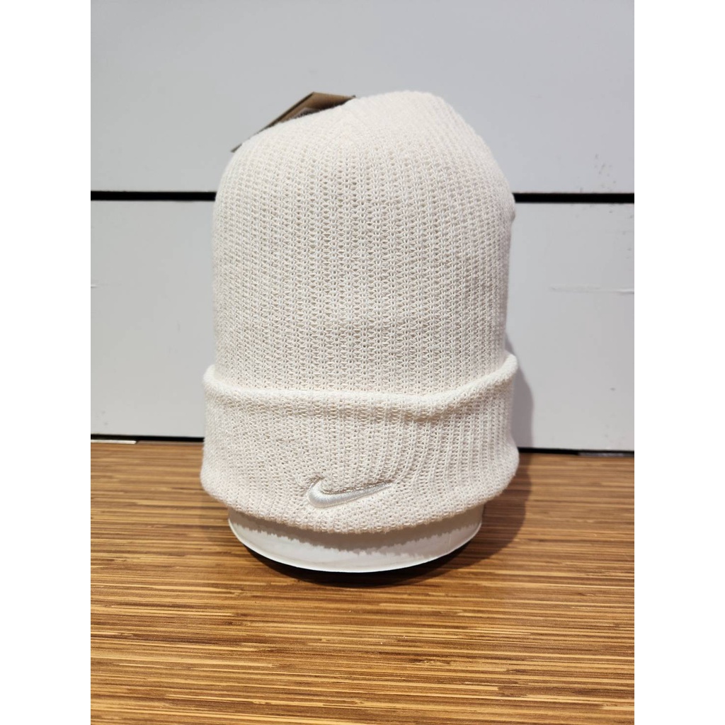 【清大億鴻】NIKE NSW BEANIE毛帽DV3342-030米白色