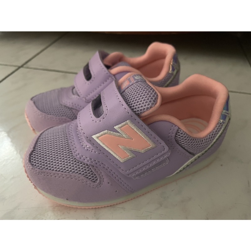 全新【NEW BALANCE】16CM_女小童慢跑鞋-WIDE-996系列 N字鞋 NB 粉紫 (IV996M1)