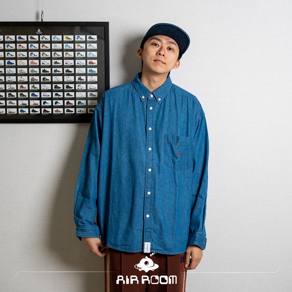 DESCENDANT 19AW ALLEN DENIM LS SHIRT 1番 | www.jarussi.com.br