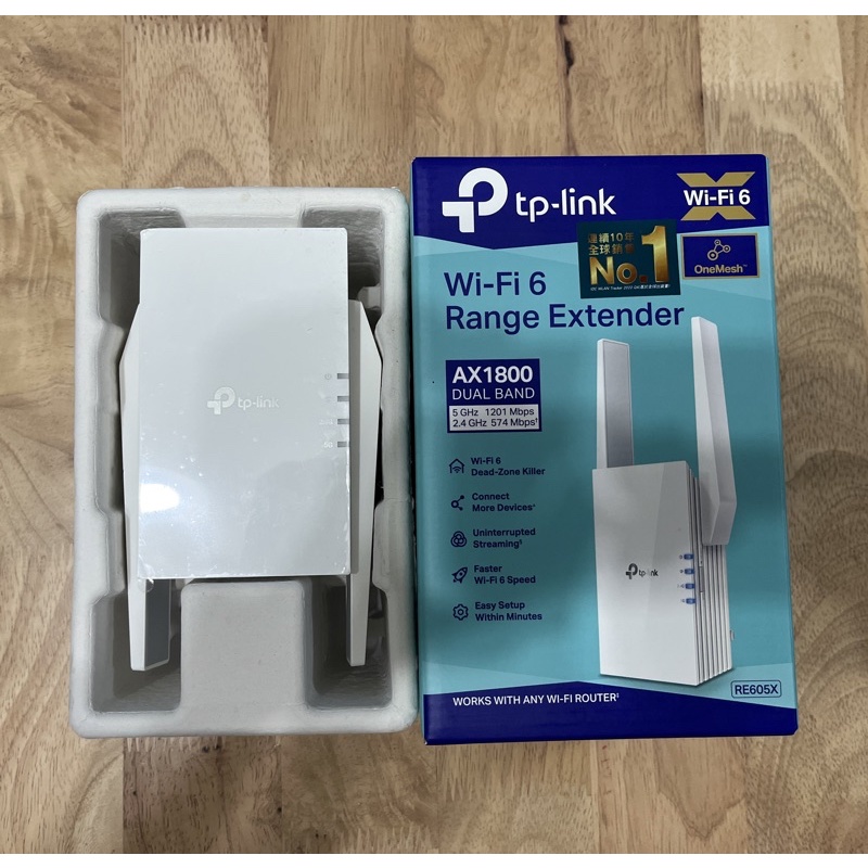 TP-LINK RE505X 訊號延伸器 AX1800 Wi-Fi 6
