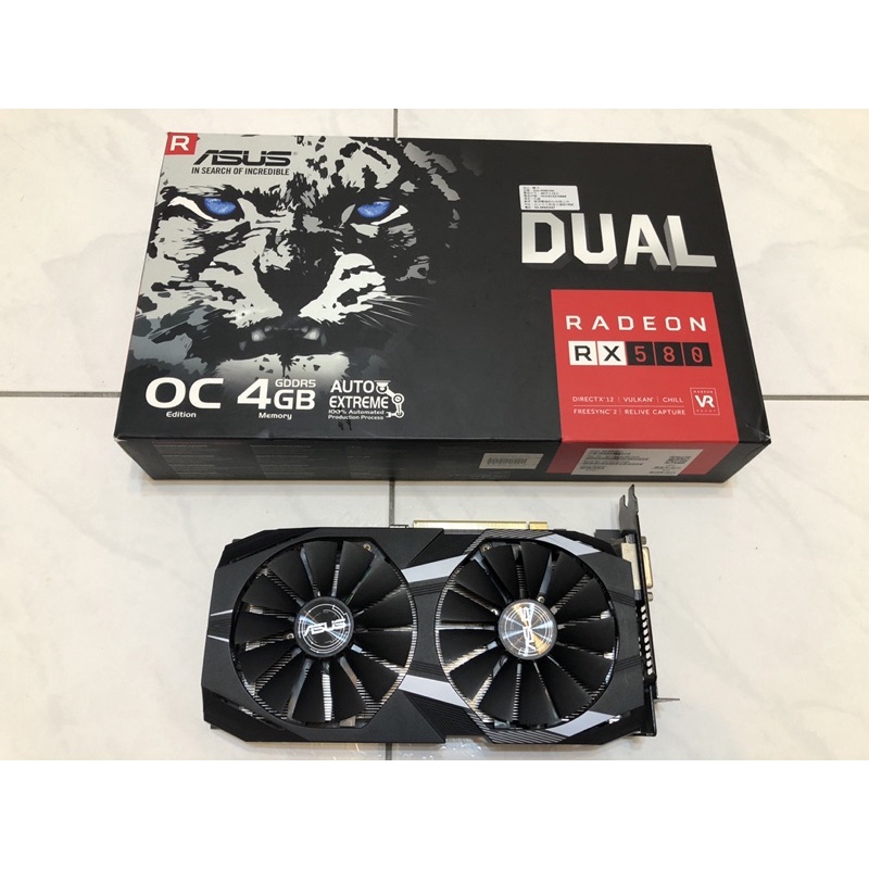 華碩 ASUS Radeon RX580 OC 4G 顯示卡