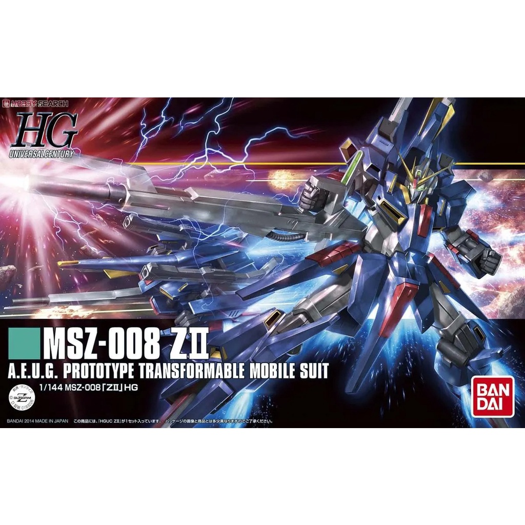 BANDAI 組裝模型  HGUC 1/144 #186  鋼彈Z II