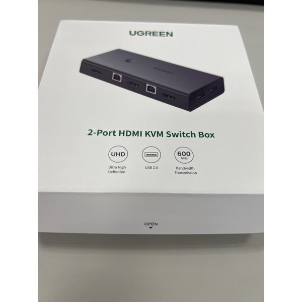 綠聯 2port hdmi kvm雙螢幕切換器HDMI 2進2出切換器 機上盒切換 遊戲機切換 螢幕切換