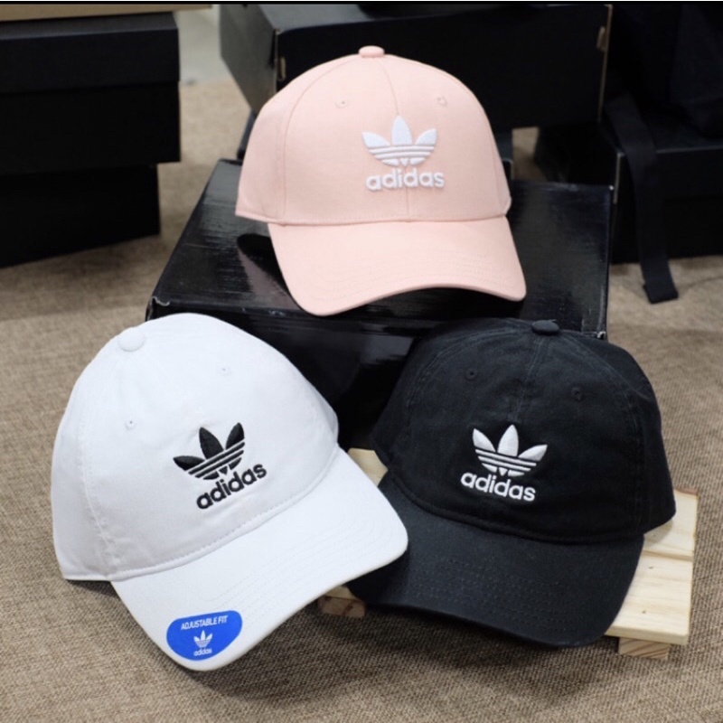 Adidas 可調式老帽/粉紅色/全新未戴過