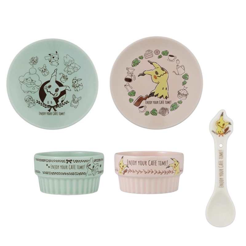 神奇寶貝 一番賞 餐具 謎擬Q 碟子 烤盅 湯匙 寶可夢 謎擬Q的咖啡時光 Mimikkyu’s CafeTime