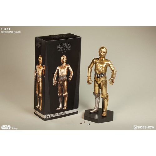 SIDESHOW 星際大戰 威脅潛伏 Star Wars 塔圖因 C-3PO C3PO 1/6