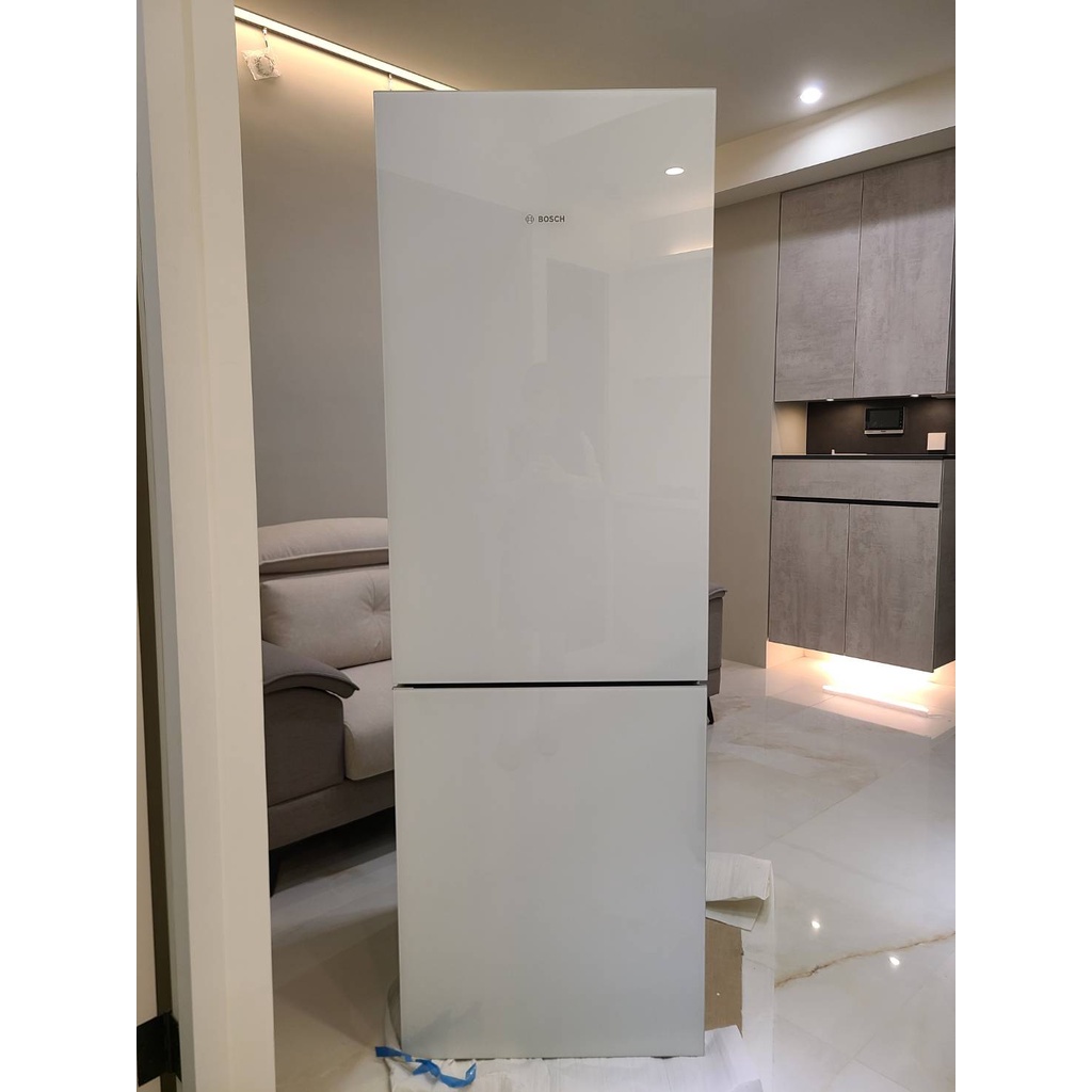 【KGN36SW30D】全新 BOSCH冰箱 博世 8系列 冰箱 獨立式上冷藏下冷凍玻璃門冰箱 純淨白