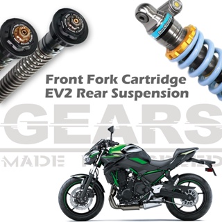 【GEARS】KAWASAKI Z650 前叉阻尼系統雙內管匣 EV2 後避震器