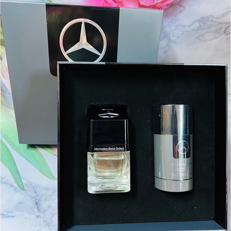 ^大貨台日韓^  Mercedes Benz 賓士 帝耀非凡 男性淡香水 禮盒（香水50ml+體香膏75g)