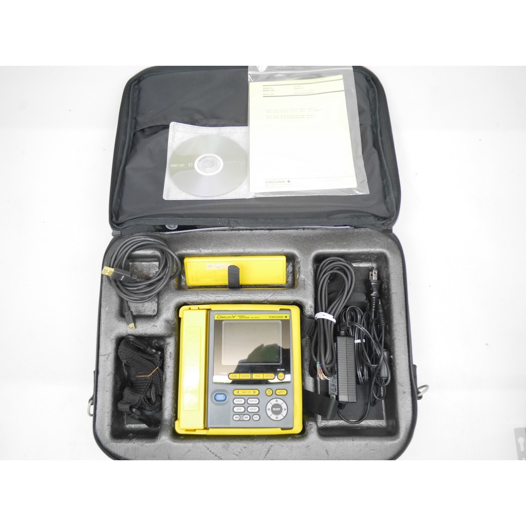 (HLFA-TDA) Yokogawa 橫河 XL100 16點 溫度 RTC 電壓 紀錄器 無紙記錄器 XL122-2