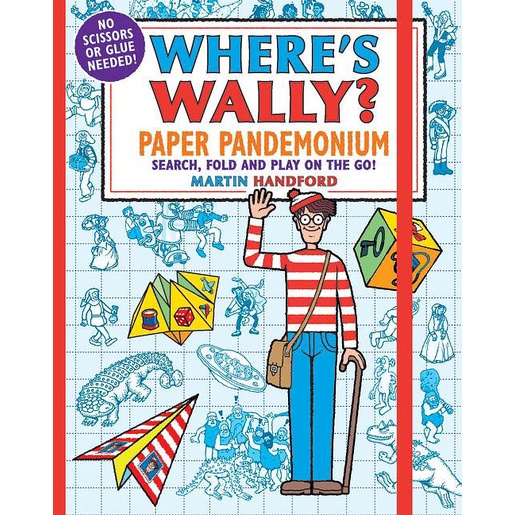 Where's Wally? Paper Pandemonium: Search, Fold and Play on the Go!/威力在哪裡 旅行版/摺紙、尋寶找一找/Martin Handford eslite誠品