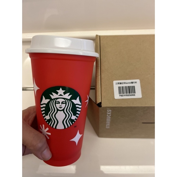 《全新正版公司貨》星巴克22耶誕紅隨行杯Kermit 紅色耶誕酒瓶冷水壺 Starbucks咖啡冷水壺 交換禮物 環保杯