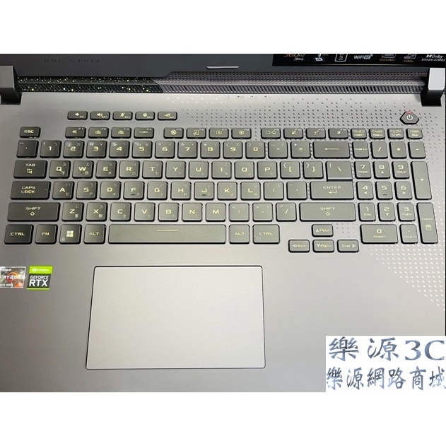 鍵盤膜 保護膜 防塵罩 適用於 2022 華碩 ASUS ROG Strix G17 G713RW 17.3吋