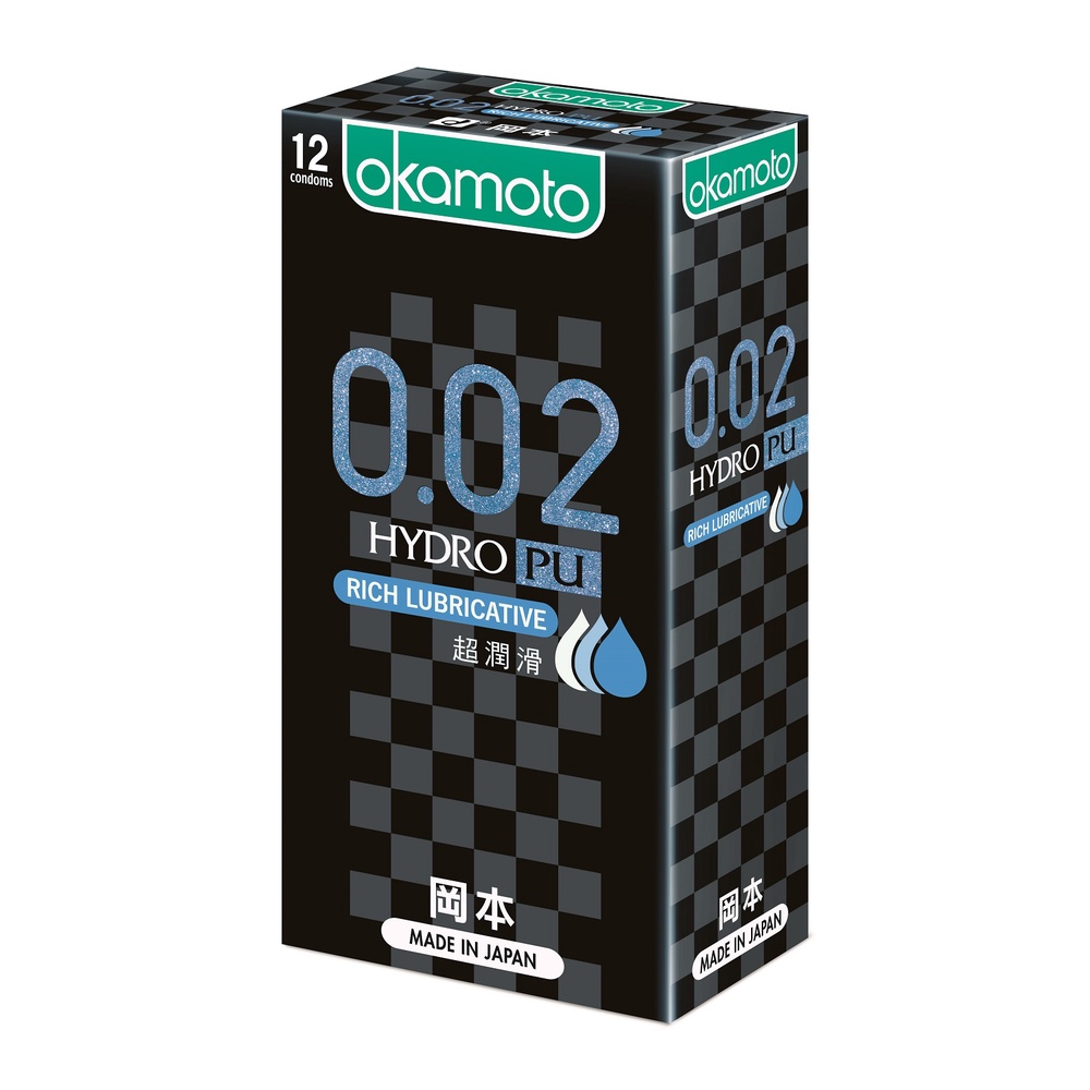 okamoto岡本 002RL水感勁薄超潤滑12入/盒 保險套 新品上市