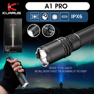 【錸特光電】KLARUS A1 PRO 1300流明 戰術雙開關 強光LED手電筒 爆閃 USB-C充電 18650