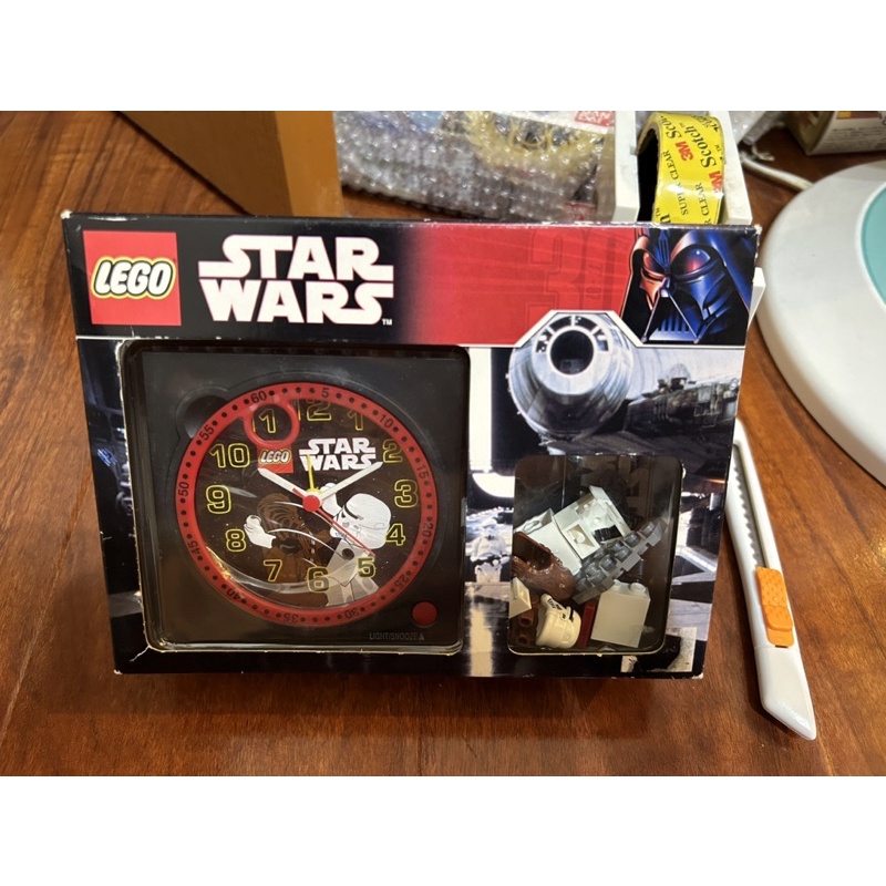 LEGO 樂高 星際大戰 鬧鐘/時鐘～外盒有拆 盒況良好 內袋全新未拆，未組裝，保存如新，2007年