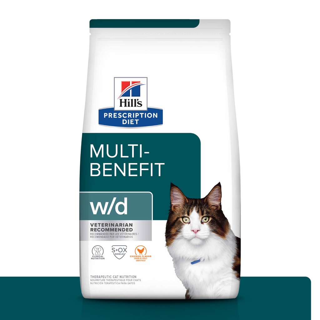 希爾思 Hill's 貓 wd w/d 消化/體重管理 處方飼料 1.5kg/8.5磅