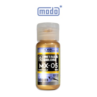 【modo摩多製造所】NEO瓶 全新二代金屬色 MX-05 MX05 機械金/30ML/模型漆｜官方賣場